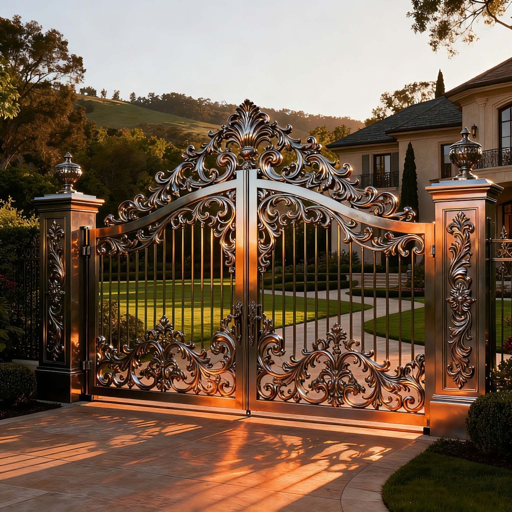 Ornamental Courtyard Gate
